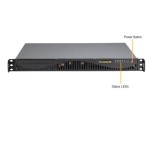 ซุปเปอร์ไมโคร SYS-510T-ML Mini 1U Barebone single510T-ML Intel Xeon E-2300 10th Gen