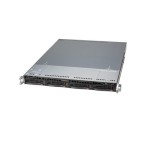 ซุปเปอร์ไมโคร SYS-511E-WR 1U UP WIO with 4 hot-swap 3.5" SAS/SATA bays and 3 PCIe 5.0