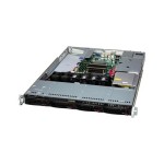 ซุปเปอร์ไมโคร SYS-511R-W 1U WIO with 4 hot-swap 3.5" SAS\/SATA (2 NVMe hybrid) bays