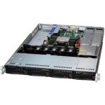ซุปเปอร์ไมโคร SYS-512B-WR 1U UP WIO with 4 hot-swap 3.5" NVMe/SAS/SATA bays and 3
