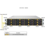 ซุปเปอร์ไมโคร SYS-620TP-HC8TR 2U Barebone 620TP Intel Xeon 3rd Generation Scalable 4TB