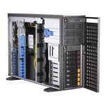 ซุปเปอร์ไมโคร SYS-740GP-TNRT GPU SuperServer X12DPG-QT6 4U Tower 8x3.5