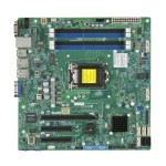 ซุปเปอร์ไมโคร X10SLM-F Socket LGA1150 Intel C224 Express PCH Chipset Micro-ATX