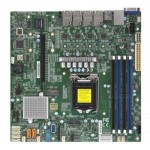 ซุปเปอร์ไมโคร X11SCL-LN4F Socket LGA1151 Intel C242 Chipset Micro-ATX System Board