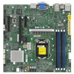 ซุปเปอร์ไมโคร X12SCZ-QF Socket LGA1200 Intel Q470E Chipset Micro-ATX System Board