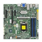 ซุปเปอร์ไมโคร X12SCZ-TLN4F Socket LGA1200 Intel W480E Chipset Micro-ATX System Board