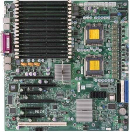 ซุปเปอร์ไมโคร X7DB8+ Socket LGA771 Intel 5000P Chipset EATX System Board