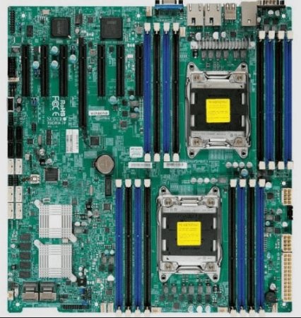 ซุปเปอร์ไมโคร X9DR3-LN4F+ Socket LGA2011 Intel C602 Chipset EATX System Board