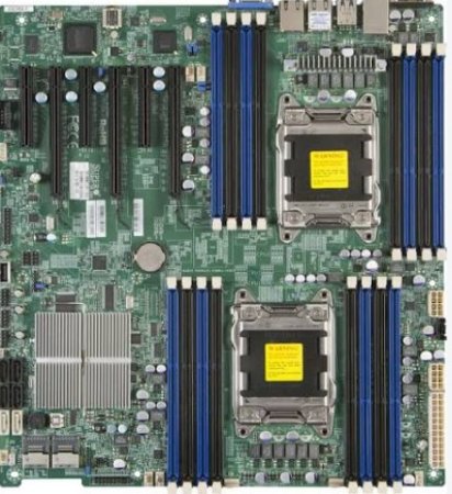 ซุปเปอร์ไมโคร X9DRFF-7G+ Socket LGA 2011 Intel C602 Chipset Proprietary System Board