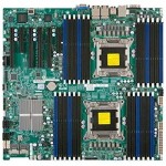 ซุปเปอร์ไมโคร X9DRI-LN4F+ Socket LGA2011 Intel C602 Chipset EATX System Board