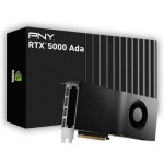 PNY YVCNRTX5000ADA-PB RTX 5000 Ada Generation 32GB GDDR6 256-Bit PCI Express 4.0 x16 4-DisplayPort 1x 16-Pin Power Connector Dual-Slot Graphics Card