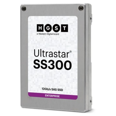 เวสเทิร์นดิจิตอล 5052339 HGST/WD Ultrastar DC SS300 1.6TB SAS SSD 12Gbps 3-DWPD