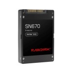 SanDisk SDS7B061THSA1Y7G SN670 61.44TB Quad-Level Cell PCI Express NVMe 5.0 x4 Quad-Level Cell TCG Opal U.2 Enterprise Solid State Drive