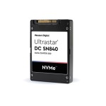 เวสเทิร์นดิจิตอล WUS4BA138DSP3X3 Hard Drive 3.84TB SSD NVMe PCIe 3.1 U.2, ISE TLC 1DWPD